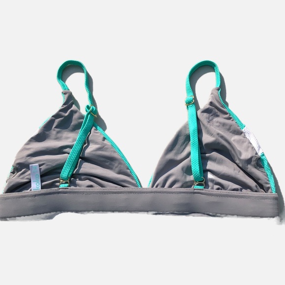 Dkoko Plus Triangle Surfing Athletic Swimsuit Bikini Bathing Suit Top XL - Picture 7 of 11